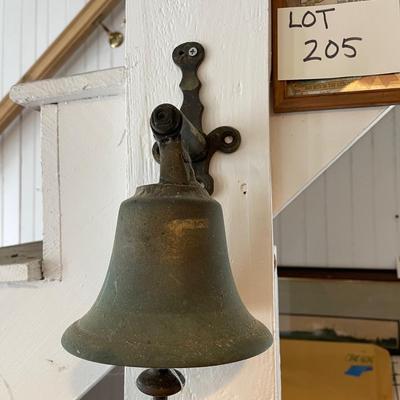 N209 Antique Nautical Brass Bell