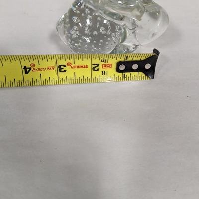 Crystal Glass Bunny Paperweight