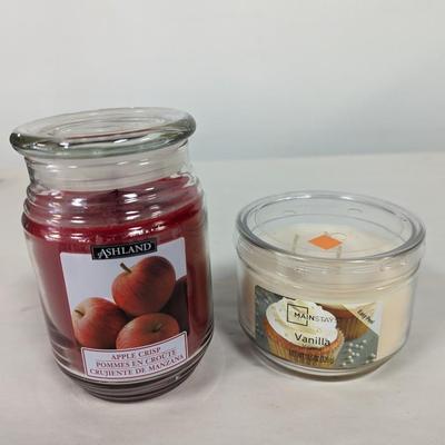 Assorted Candles Apple Crisp & Vanilla