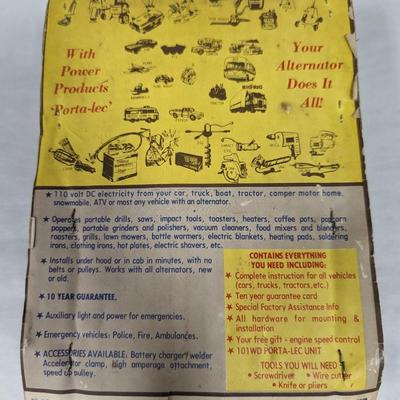 Power Model 101WD Products Porta-Lec