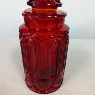 L E Smith Moon & Stars Canister