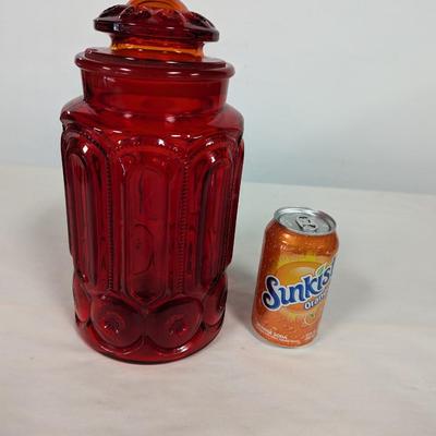 L E Smith Moon & Stars Canister