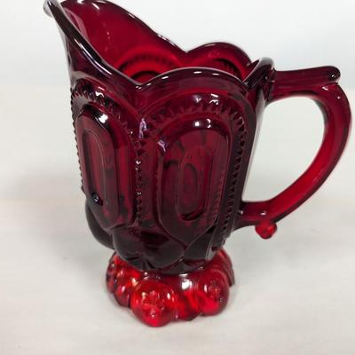 L E Smith Moon & Stars Pitcher