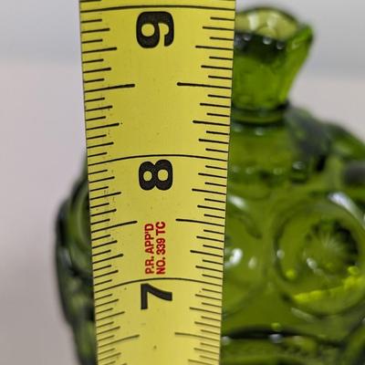 L E Smith Moon & Stars Candy Dish