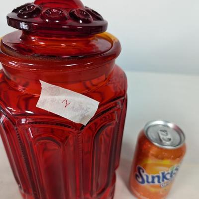 L E Smith Moon & Stars Canister Choice 2