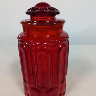 L E Smith Moon & Stars Canister Choice 3