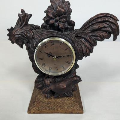 Rooster Mantle Clock