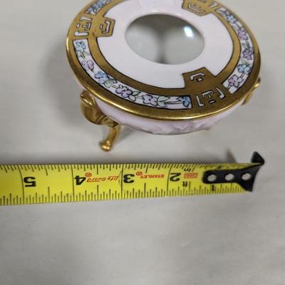 Limoges Porcelain Powder Container