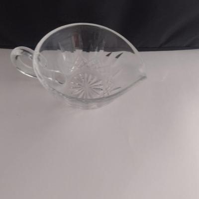 Crystal Gravy Boat - Pack Of 2 - Gravy Server Sauce Boat - Gravy Saucer Perfect Party Decorations Dinner