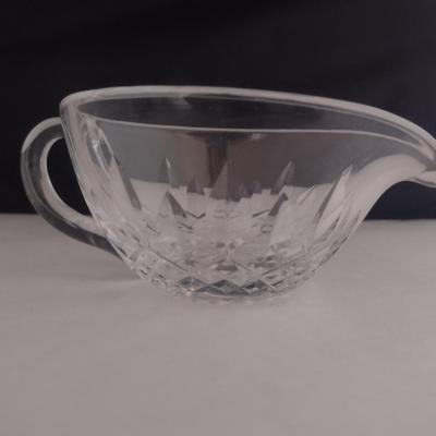 Waterford Crystal Gravy Boat- Possibly Lismore Pattern