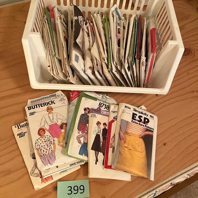 Tub of Vintage Patterns