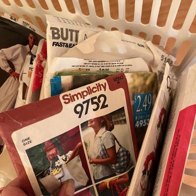 Tub of Vintage Patterns