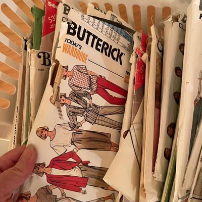 Tub of Vintage Patterns