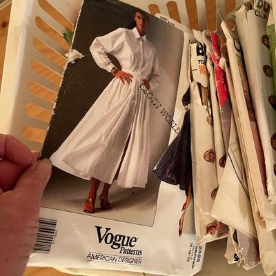 Tub of Vintage Patterns