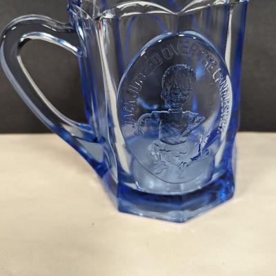 Tiara Glass Jack Jumped Over The Candlestick Had A Little Lamb Pitcher