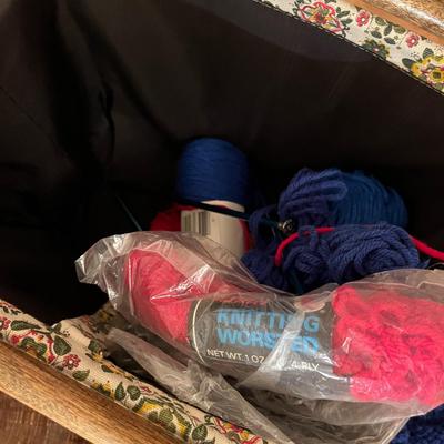 Sewing basket of stuff