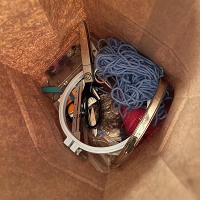 Sewing basket of stuff