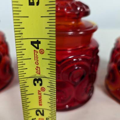 L E Moon & Stars Canisters