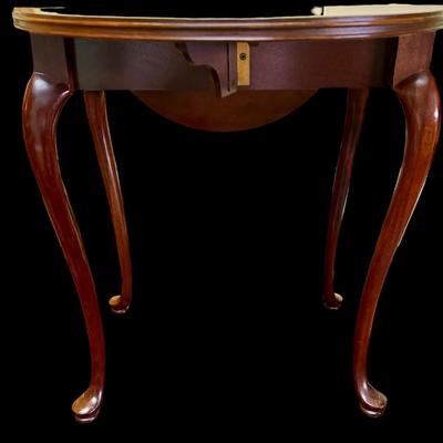 Dropleaf Accent Solid wood side table