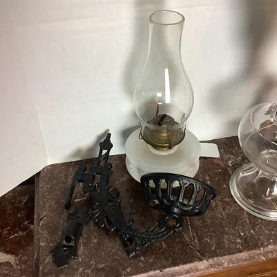 306 One Electricfied Oil Lamp and One Oil Lamp