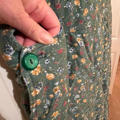 Girls Overalls vintage holly hobbie style