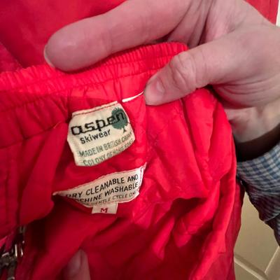 Kids vintage ski pants