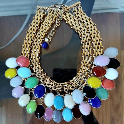 Vtg Museum FRANCOISE MONTAGUE Haute Couture Necklace Murano Glass