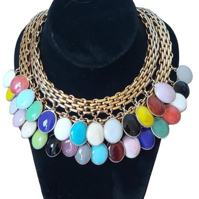 Vtg Museum FRANCOISE MONTAGUE Haute Couture Necklace Murano Glass