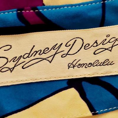 Vtg Iconic Amazing Hawaiian Maxi Hostess Gown by Sydney. Honolulu