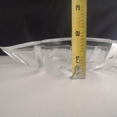 Marquis by Waterford Crystal Leaf Shaped Bowl- Approx 9 1/4