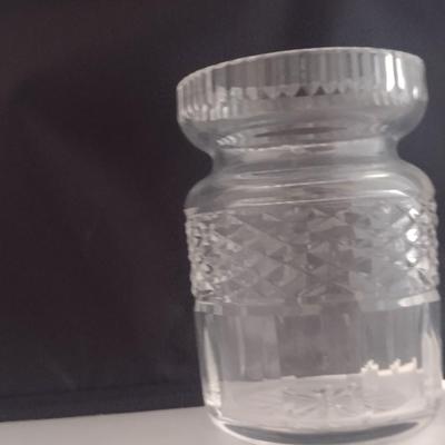Waterford Crystal Jam Jar with Lid