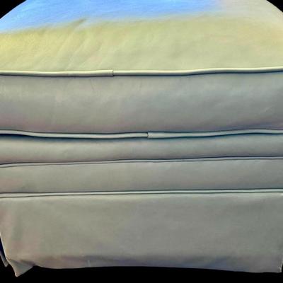 Brunswick & Fils Leather Ottoman