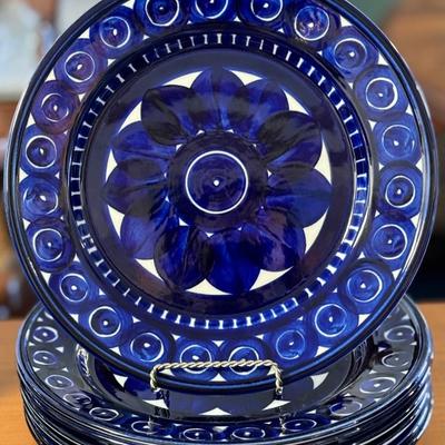 Arabia of Finland Valencia Service for 12 Cobalt Blue