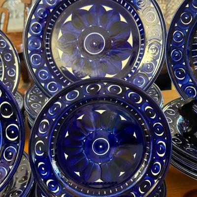 Arabia of Finland Valencia Service for 12 Cobalt Blue