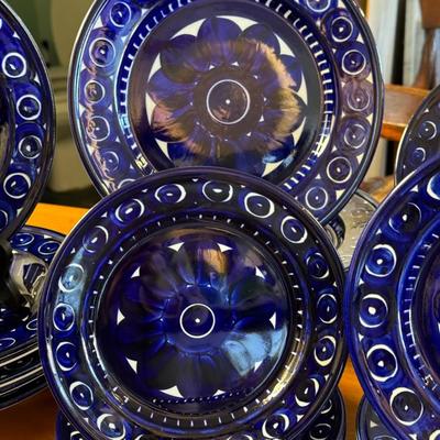 Arabia of Finland Valencia Service for 12 Cobalt Blue