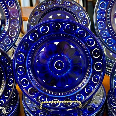 Arabia of Finland Valencia Service for 12 Cobalt Blue