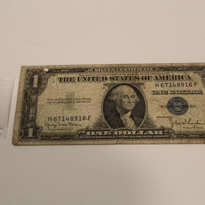 1935 D 1 Dollar Blue Seal Silver Certificate
