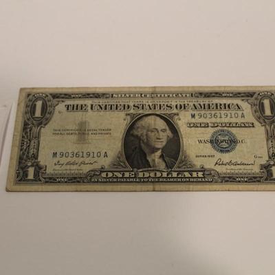 1957 1 Dollar Blue Seal Silver Certificate
