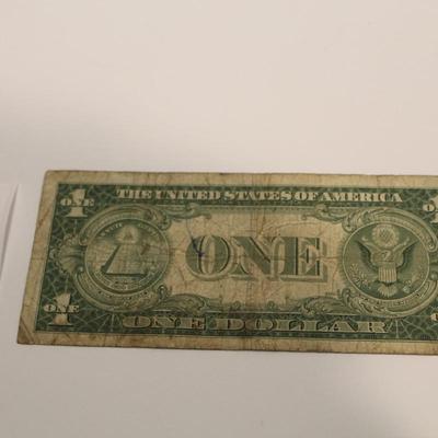 1935 D 1 Dollar Blue Seal Silver Certificate