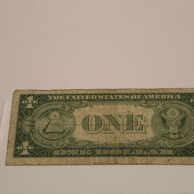 1935 F 1 Dollar Blue Seal Silver Certificate