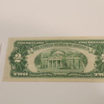 1953 2 DOLLAR RED SEAL BILL
