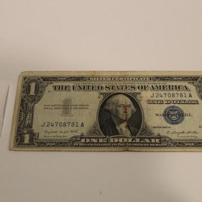 1957 A 1 DOLLAR SILVER CERTIFICATE