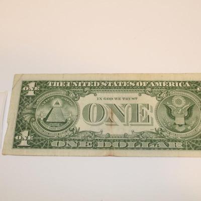 1957 A 1 DOLLAR SILVER CERTIFICATE