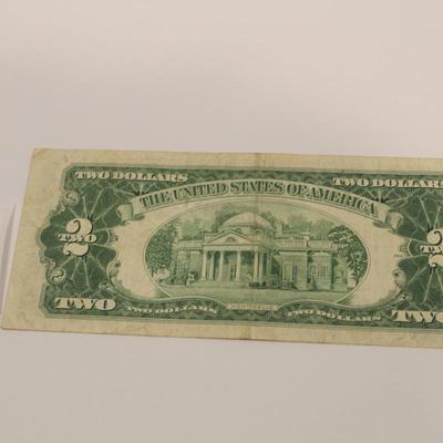 1953 A 2 Dollar Bill Red Seal