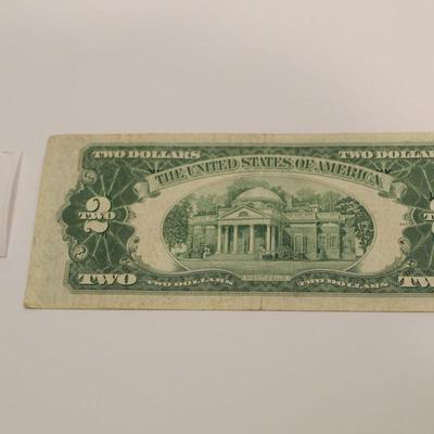 1953 2 Dollar Bill Red Seal