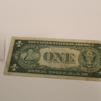 1935 G Blue Seal 1 Dollar Bill Silver Certificate