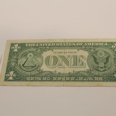 1957 B Blue Seal 1 Dollar Bill Silver Certificate