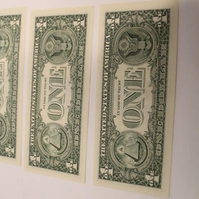 5 Consecutive 2003 1 Dollar Bills STAR NOTES