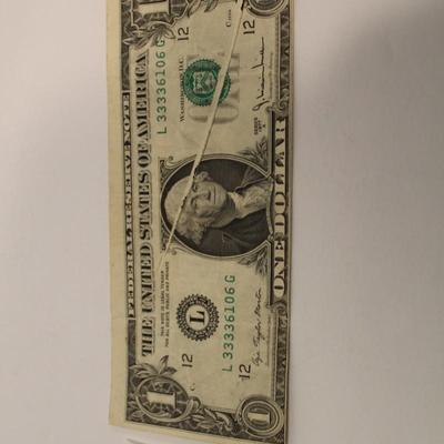 1977 A 1 Dollar Error Note