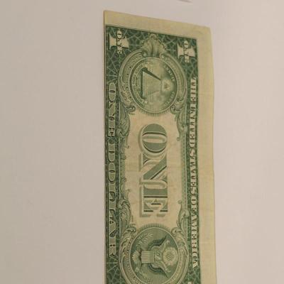 1935 E 1 Dollar Silver Certificate Error Note